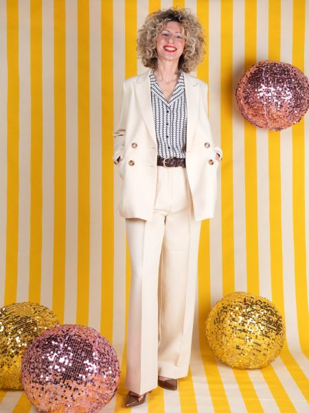 Blazer Doppiopetto Tina In Tessuto Simonet - King Louie