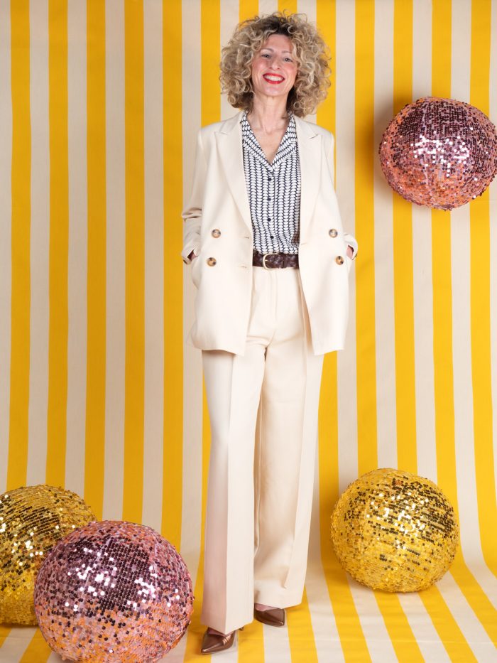 Camicia A Manica Corta In Fantasia Half Dots - Nice Things