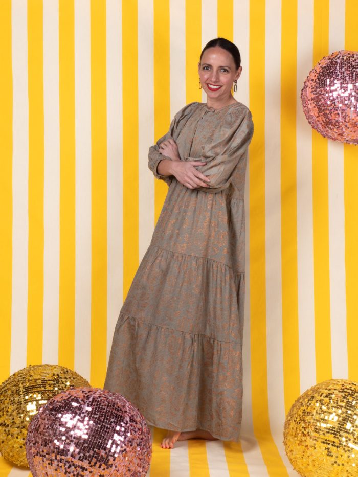 Abito Bohemien In Fantasia E Lurex - Meisie
