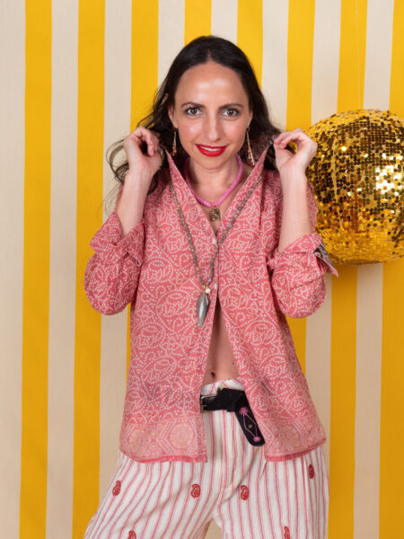Camicia Ziggy Con Stampa Jaipur - Maison Hotel