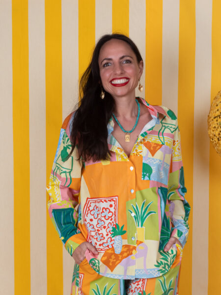Camicia Kylie In Fantasia Tropicale - Frnch