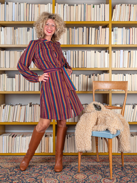 Abito Carina In Fantasia Marion Stripe - King Louie