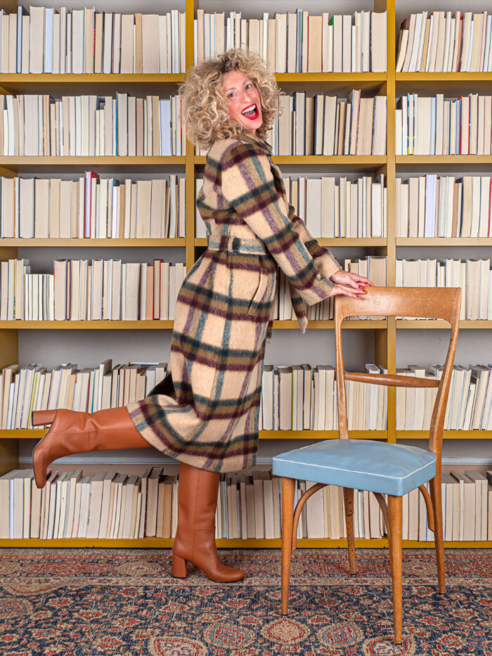 Cappotto Martia In Fantasia Vieille Check- King Louie