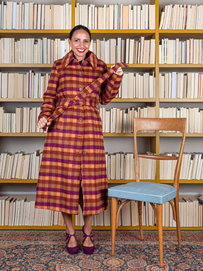 Cappotto Arabella In Fantasia Wylde Check -King Louie