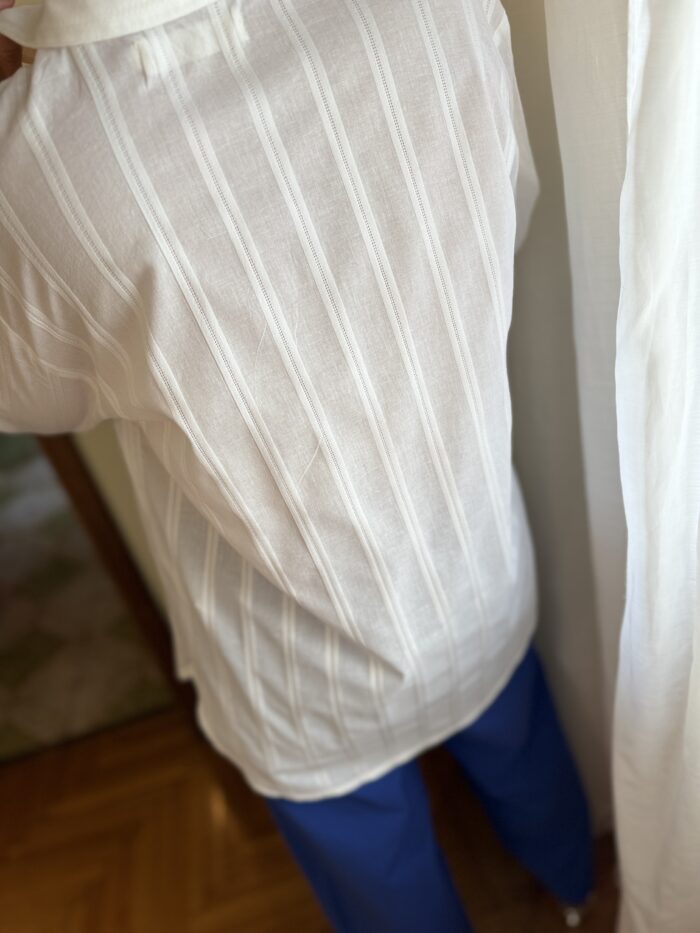 Camicia A Righe Traforate - Nice Things