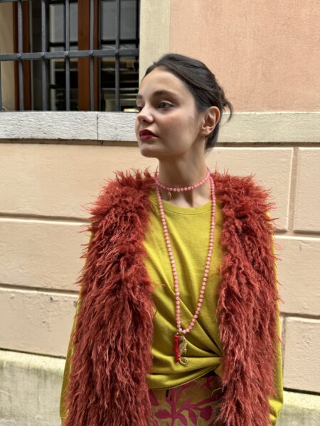 MAGLIA GIROCOLLO BASICA IN LANA PETTINATA- NICE THINGS