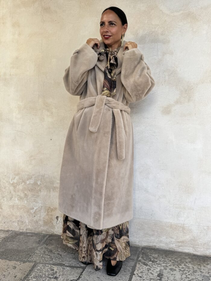 CAPPOTTO IN ECO PELLICCIA - DIXIE