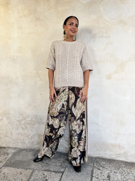 PANTALONE PALAZZO IN FANTASIA - DIXIE