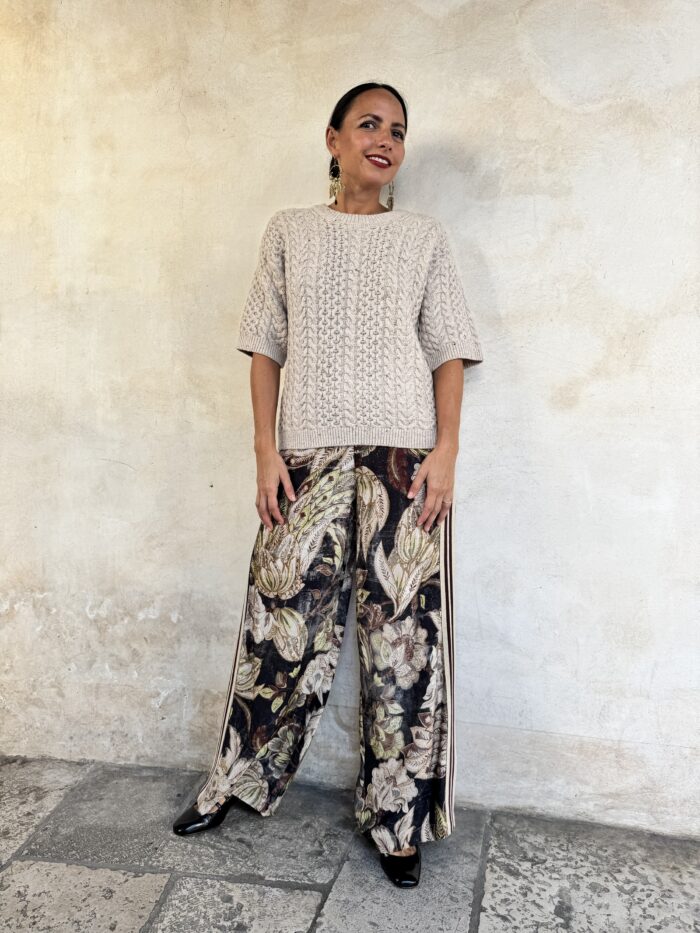 PANTALONE PALAZZO IN FANTASIA - DIXIE