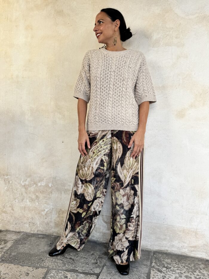 PANTALONE PALAZZO IN FANTASIA - DIXIE