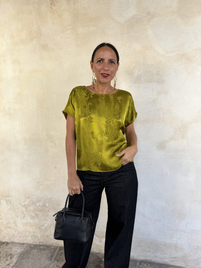 JEANS PALAZZO A VITA ALTA - DIXIE