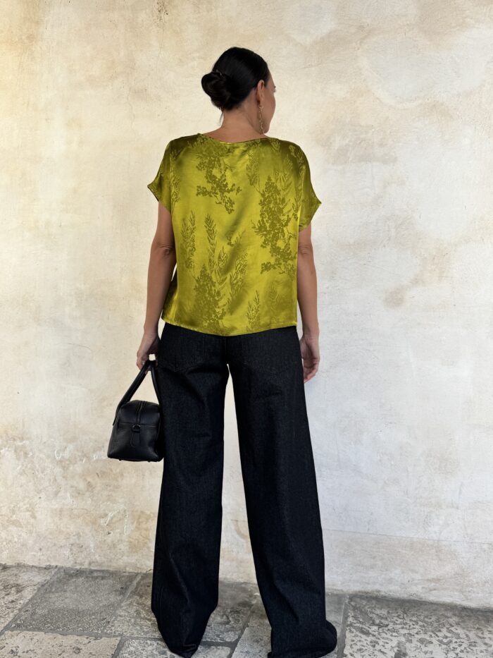 JEANS PALAZZO A VITA ALTA - DIXIE