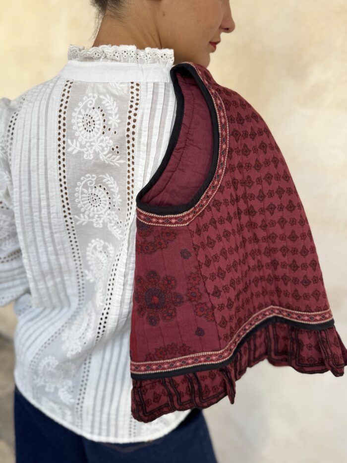 CAMICIA RICAMATA DELPHINEHAMLET - MAISON HOTEL