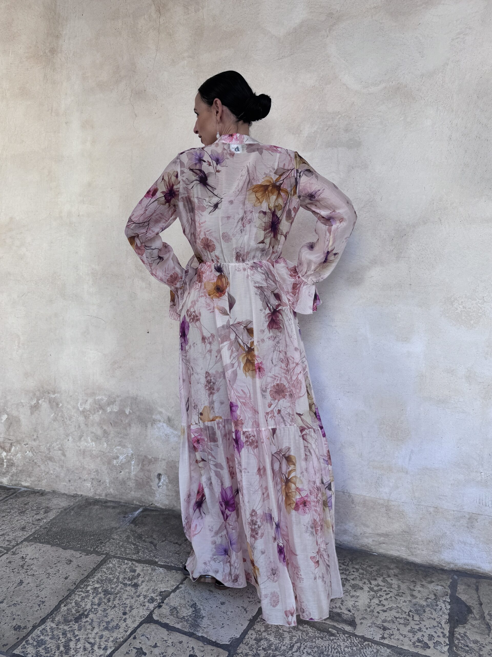 ABITO DA CERIMONIA LUNGO A FIORI - DIXIE ABITO DA CERIMONIA LUNGO A FIORI - DIXIE