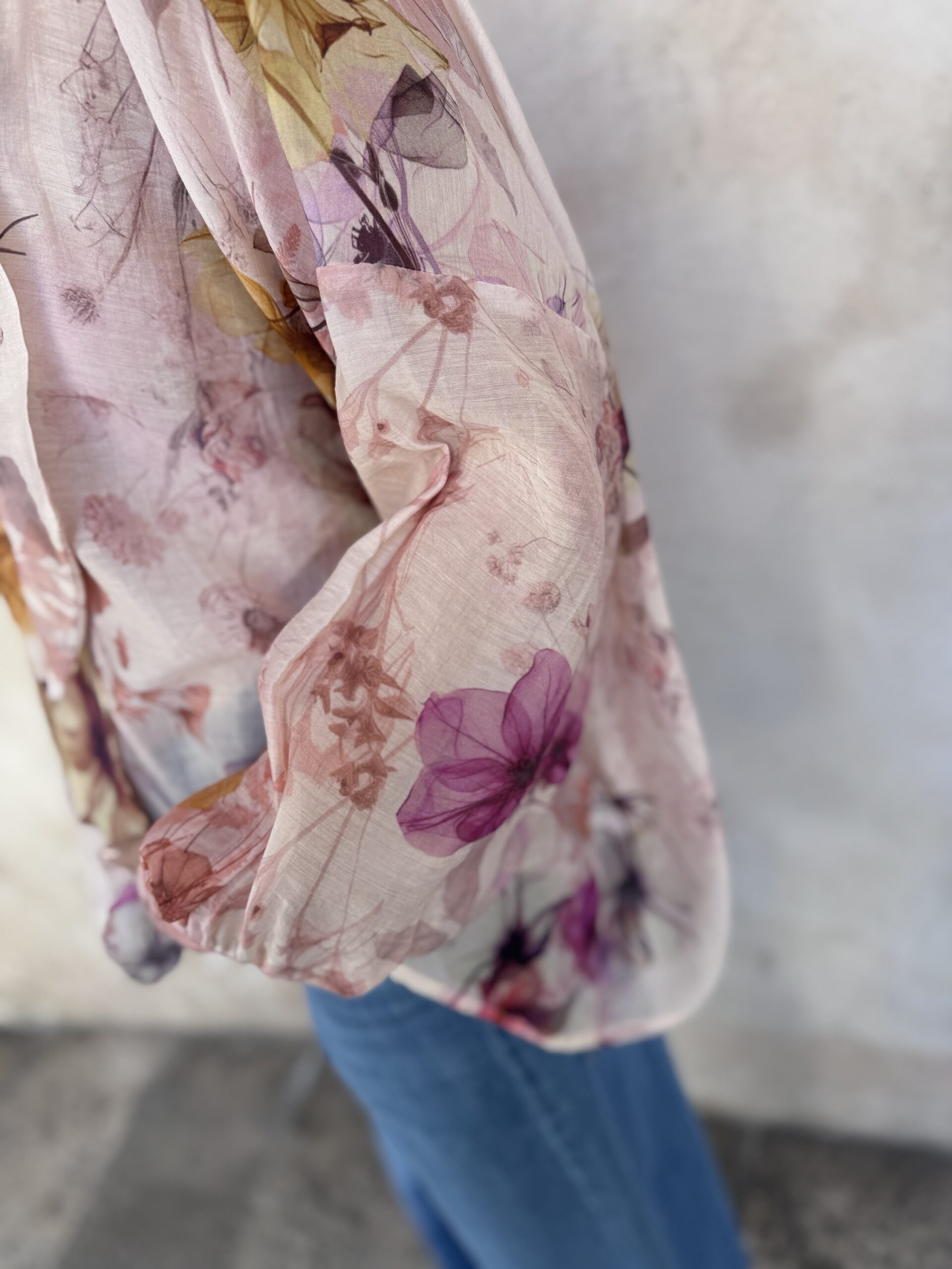 CAMICIA A FIORI CON FIOCCO - DIXIE CAMICIA A FIORI CON FIOCCO - DIXIE