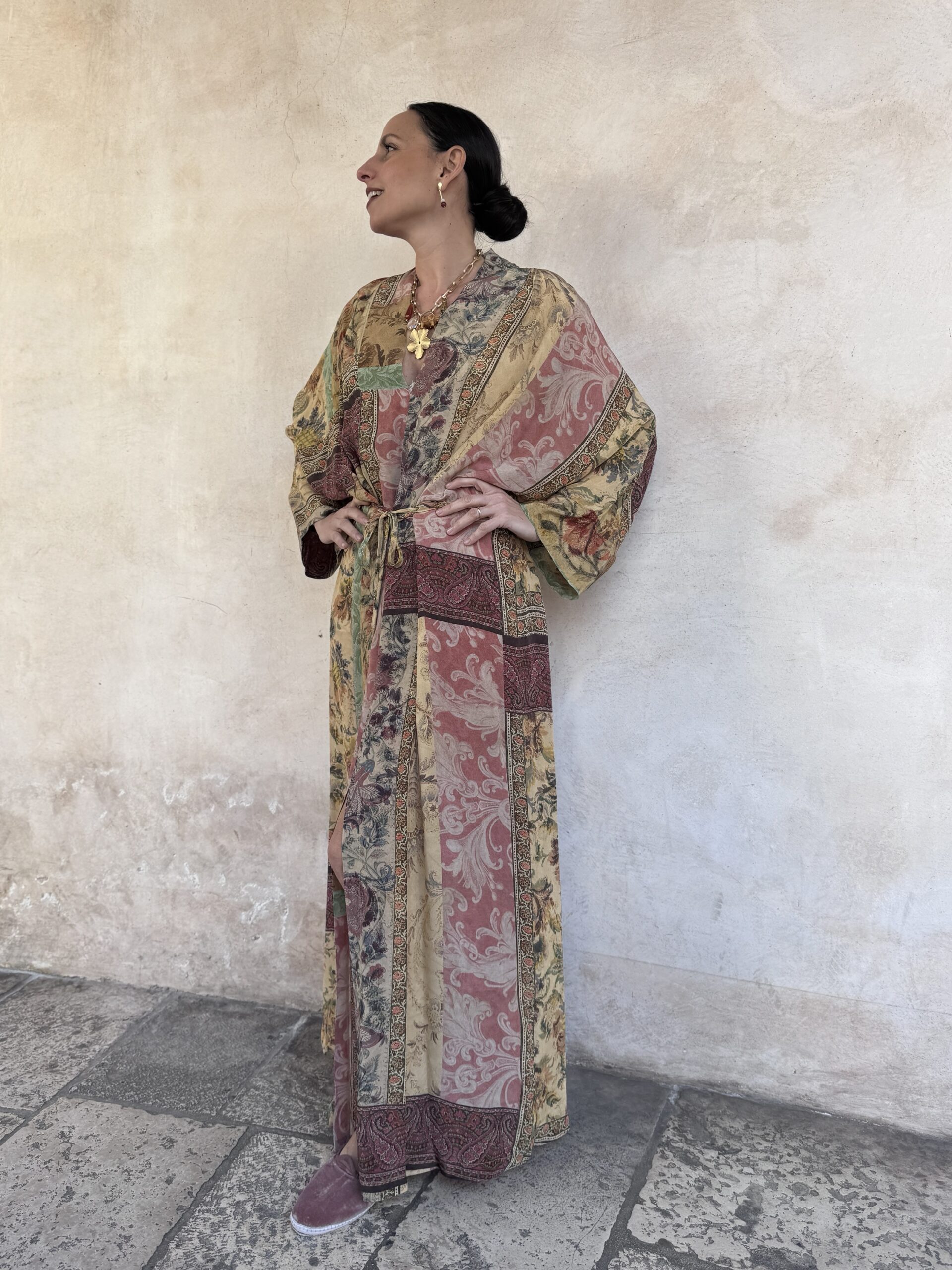 ABITO KIMONO IN FANTASIA - DIXIE ABITO KIMONO IN FANTASIA - DIXIE