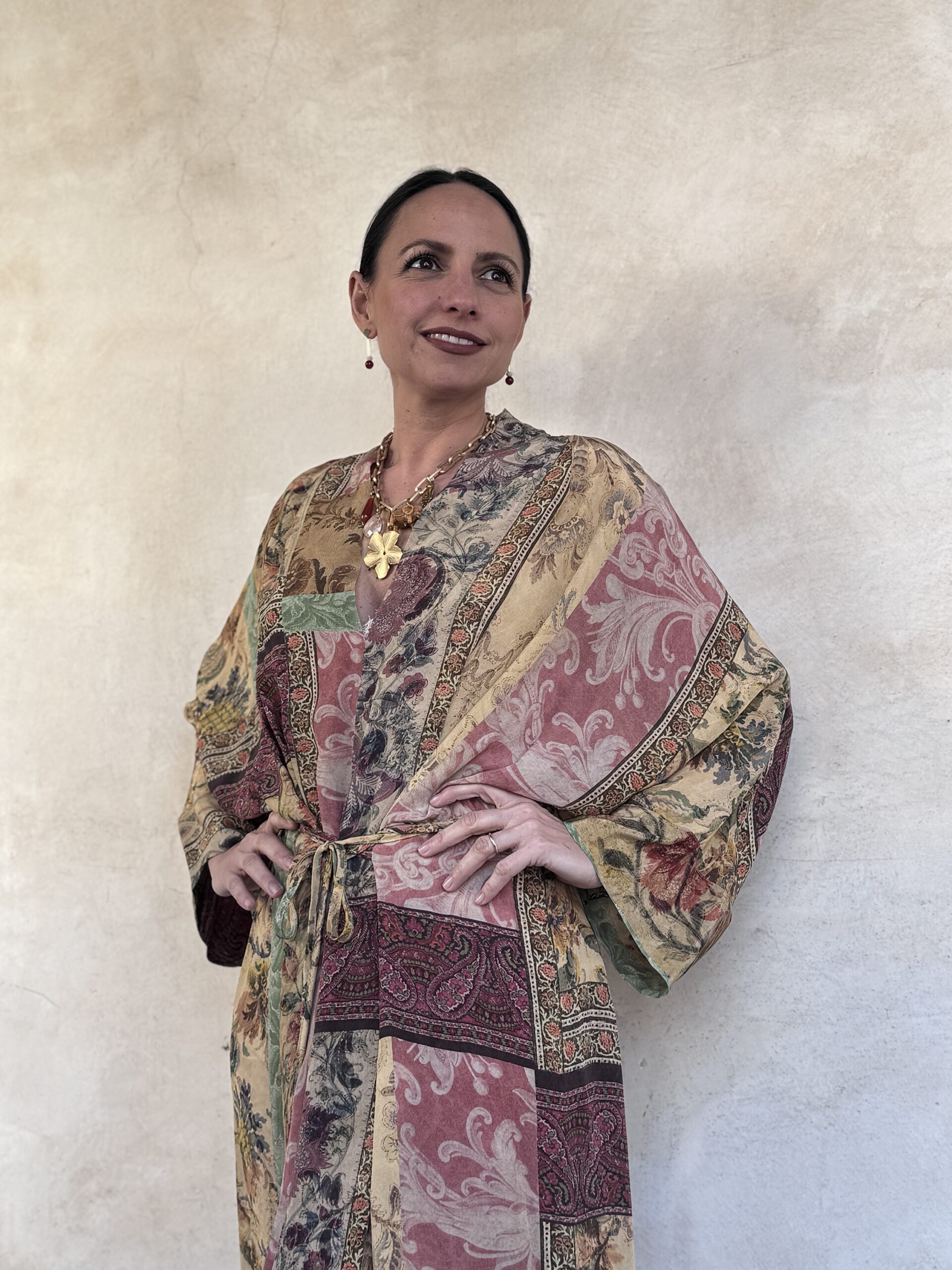 ABITO KIMONO IN FANTASIA - DIXIE ABITO KIMONO IN FANTASIA - DIXIE