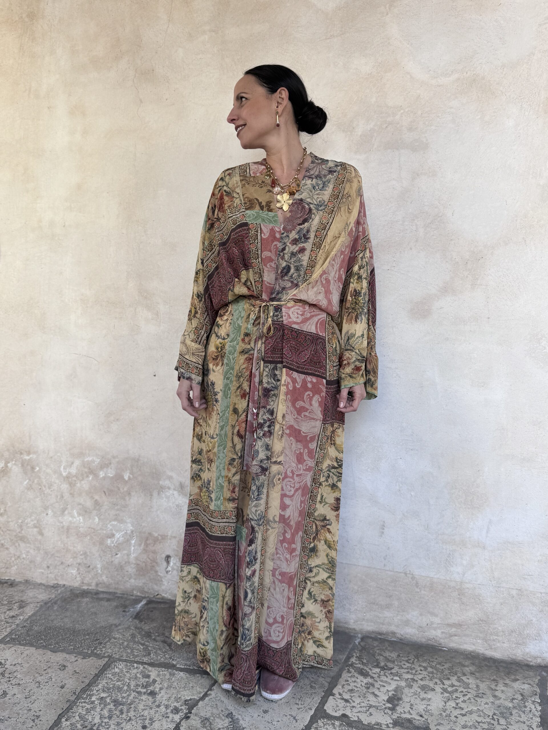 ABITO KIMONO IN FANTASIA - DIXIE ABITO KIMONO IN FANTASIA - DIXIE