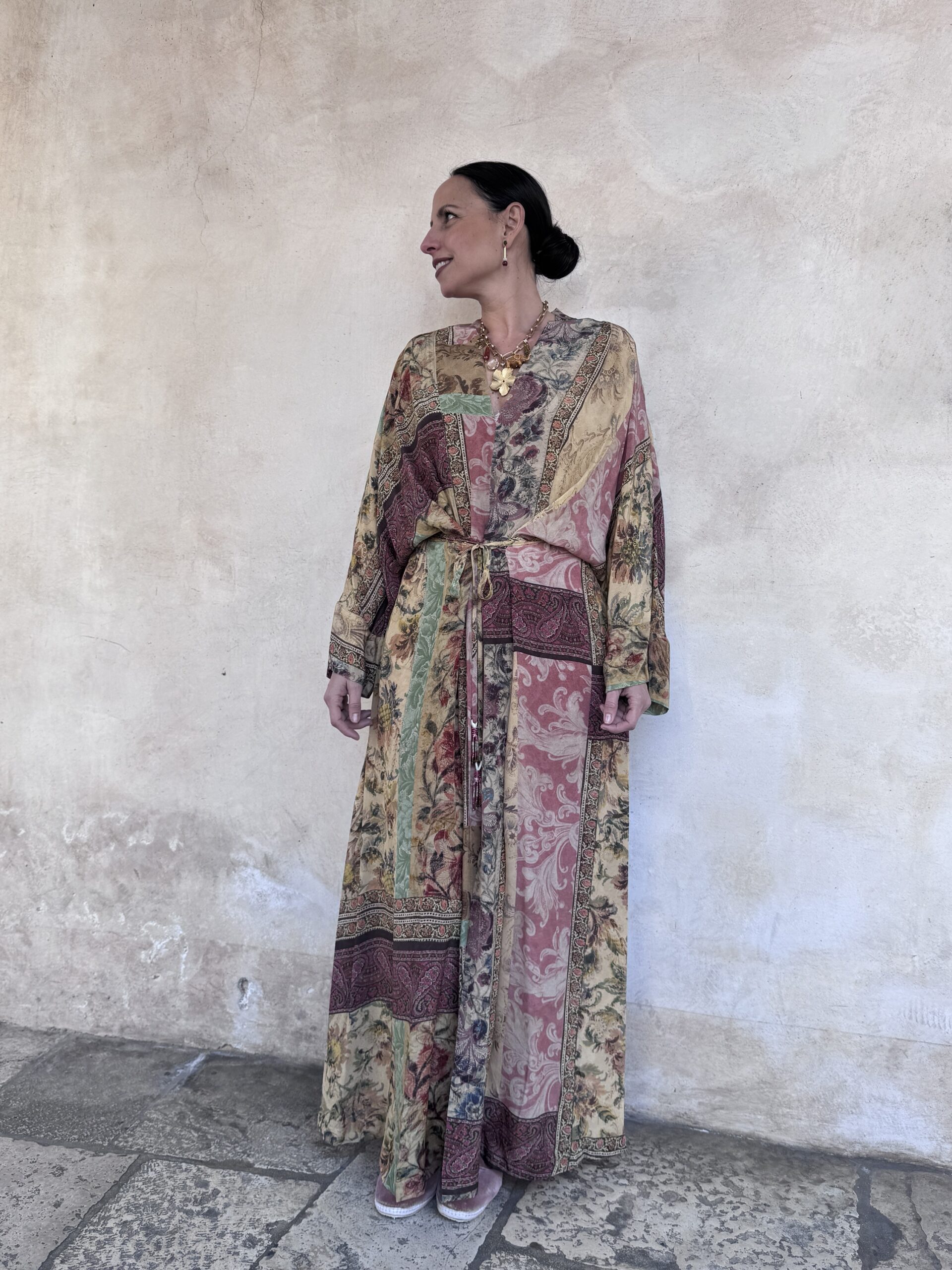 ABITO KIMONO IN FANTASIA - DIXIE ABITO KIMONO IN FANTASIA - DIXIE