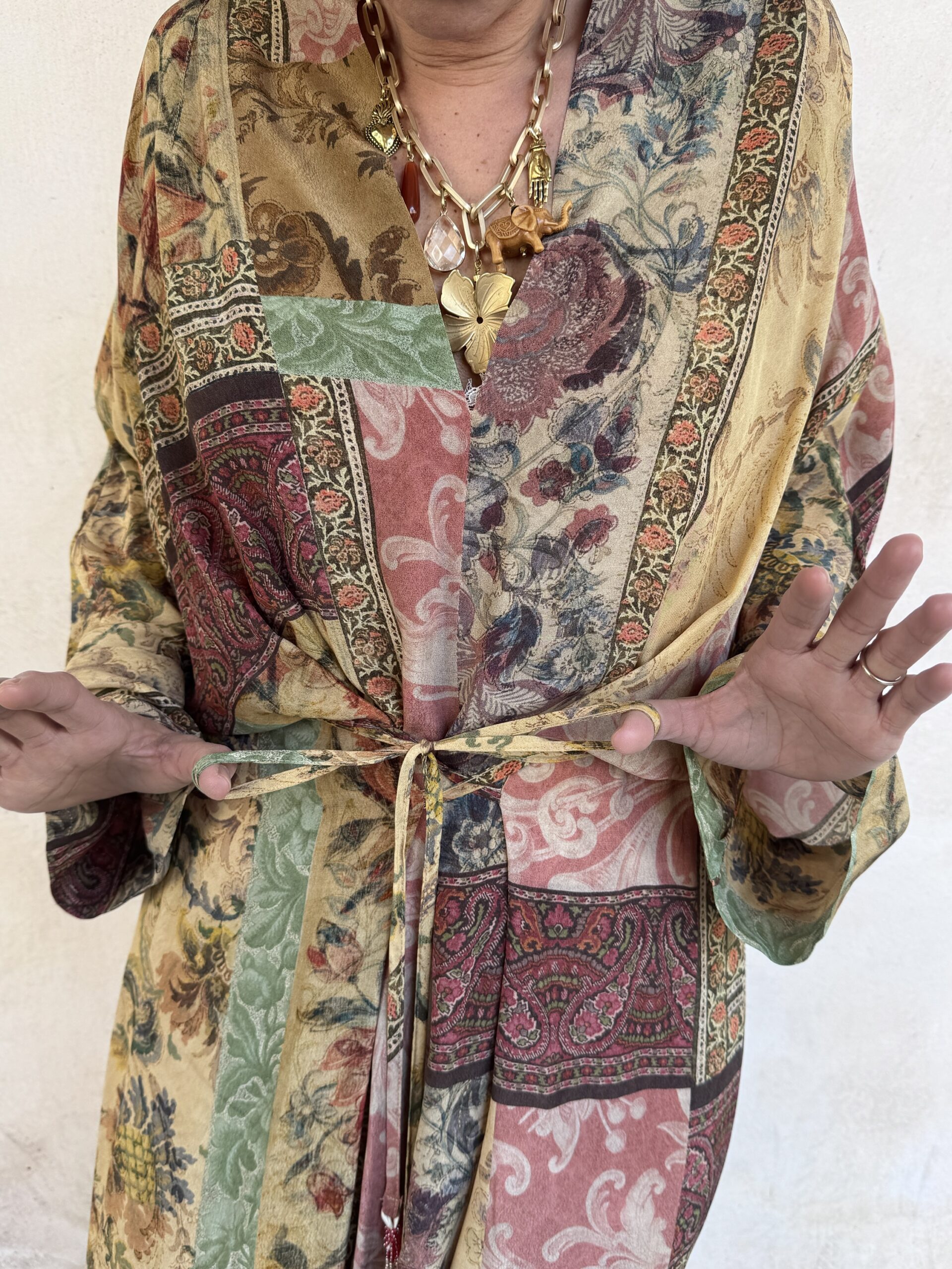 ABITO KIMONO IN FANTASIA - DIXIE ABITO KIMONO IN FANTASIA - DIXIE