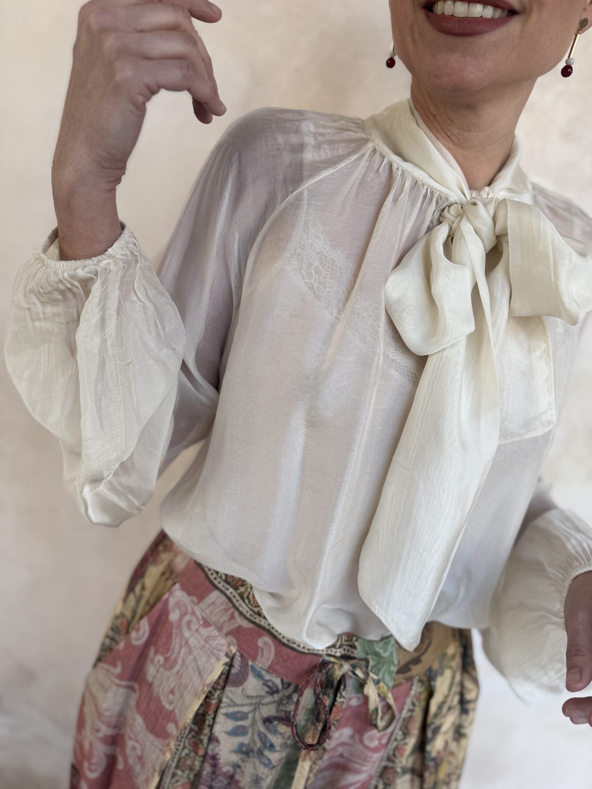 CAMICIA CON FIOCCO - DIXIE CAMICIA CON FIOCCO - DIXIE