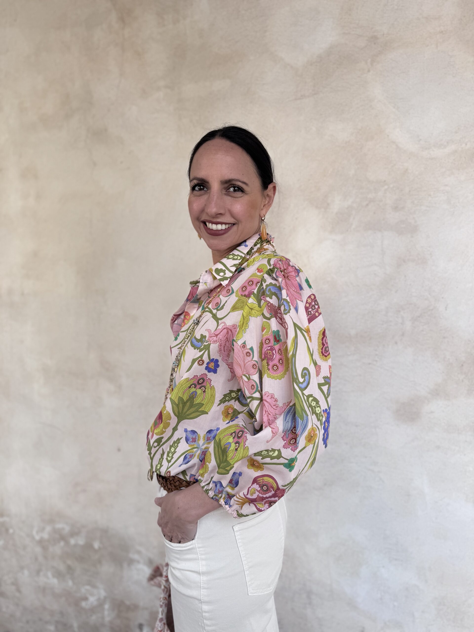 CAMICIA A FIORI MANICA 3/4 - OILILY CAMICIA A FIORI MANICA 3/4 - OILILY