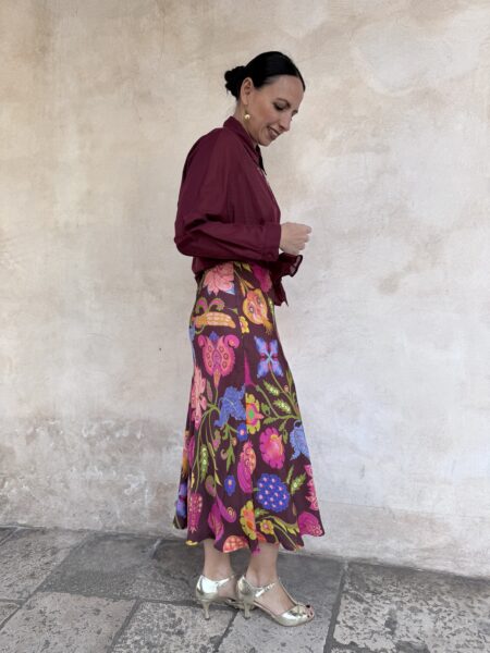 GONNA MIDI A FIORI - OILILY GONNA MIDI A FIORI - OILILY