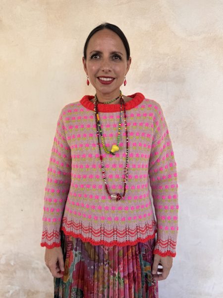 MAGLIONE GIROCOLLO PRADO IN FANTASIA - DR BLOOM