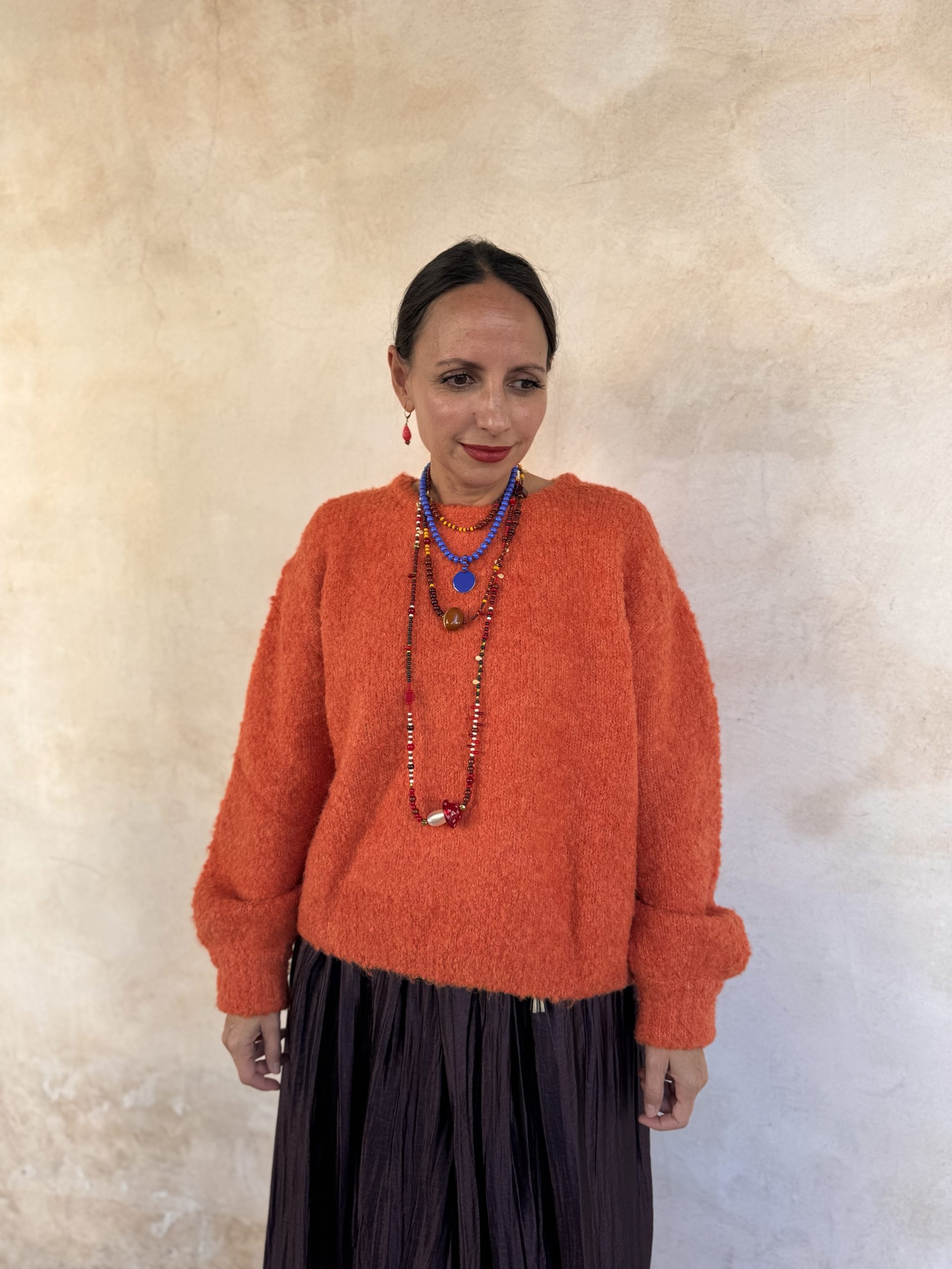 MAGLIONE GIROCOLLO SAPPORO- FRNCH MAGLIONE GIROCOLLO SAPPORO- FRNCH