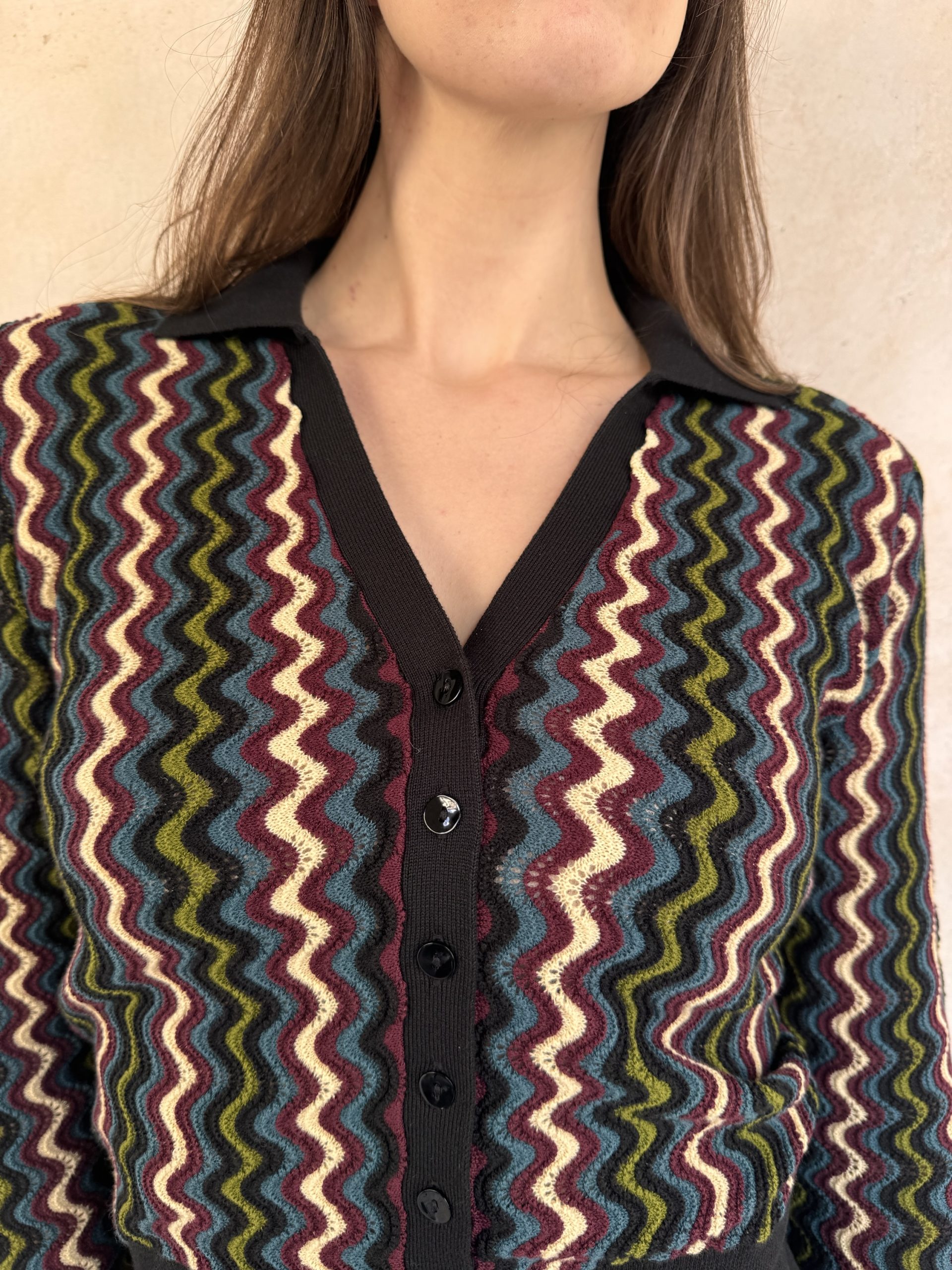 CARDIGAN LENE IN FANTASIA WYLER - KING LOUIE CARDIGAN LENE IN FANTASIA WYLER - KING LOUIE