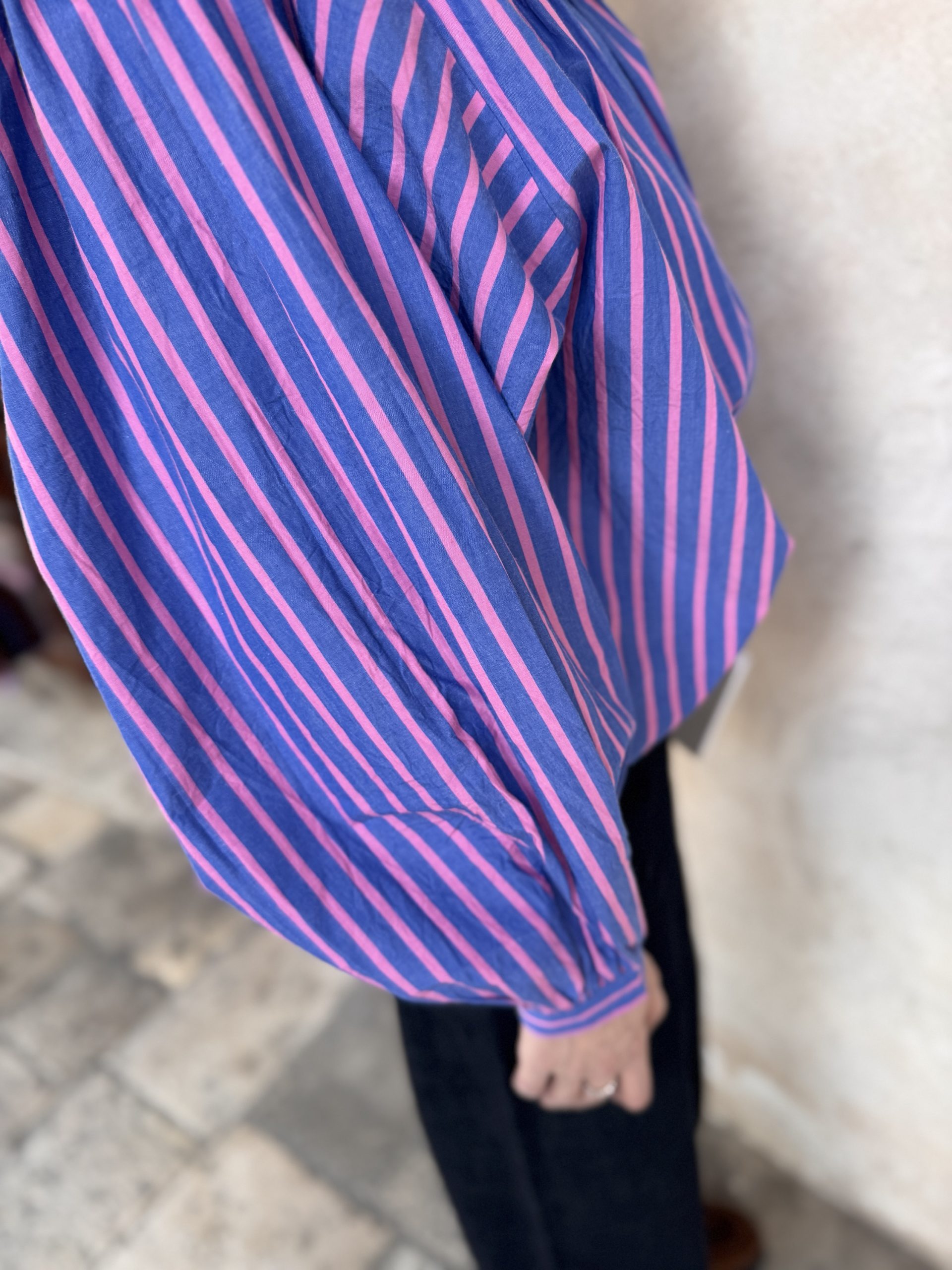 CAMICIA A RIGHE GURI CON BANDANA- FRNCH CAMICIA A RIGHE GURI CON BANDANA- FRNCH