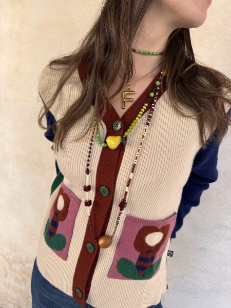 CARDIGAN A COSTINE IN LANA - DANEFAE