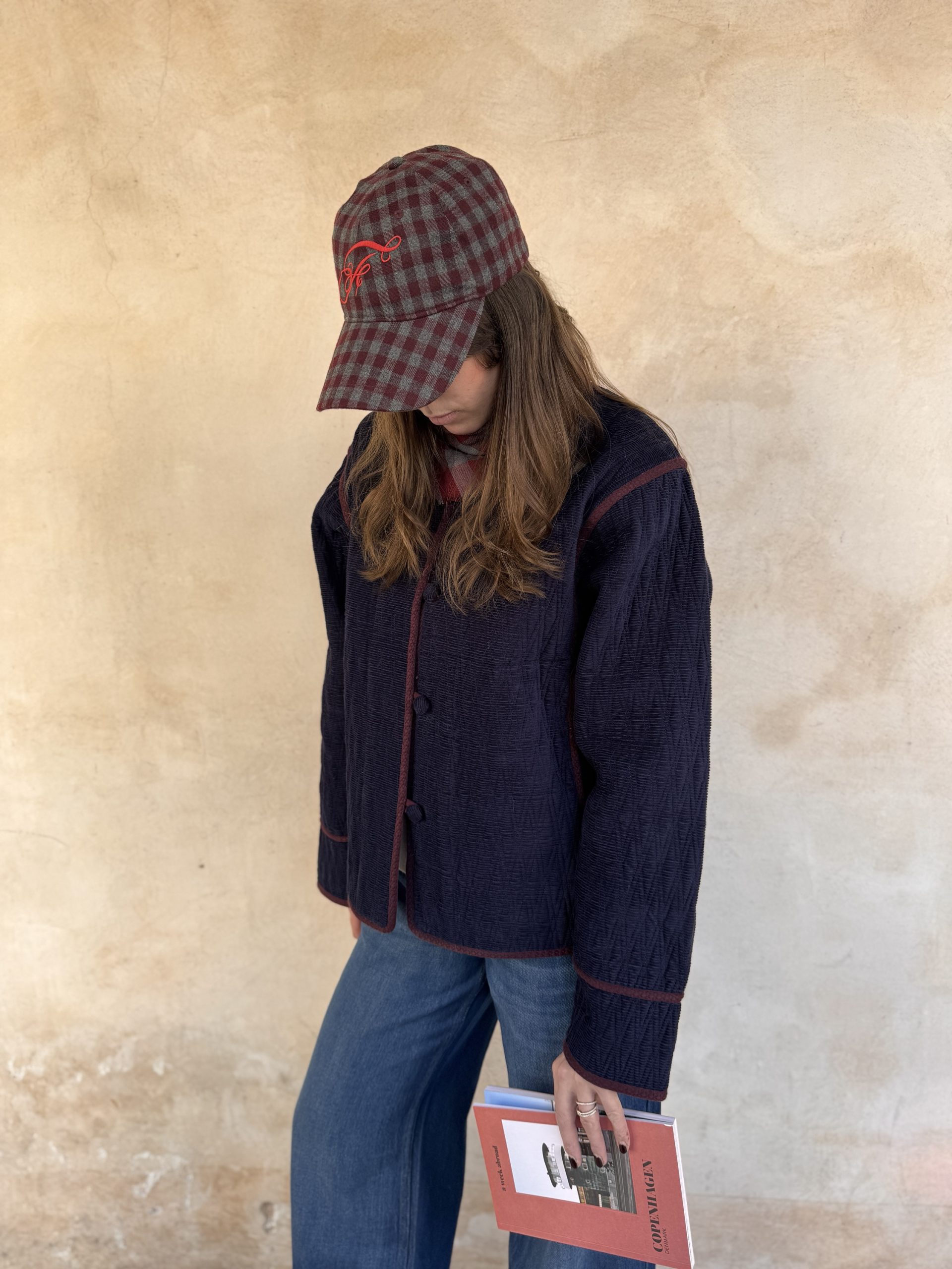 CAPPELLINO IN PANNO A QUADRI - FRNCH CAPPELLINO IN PANNO A QUADRI - FRNCH