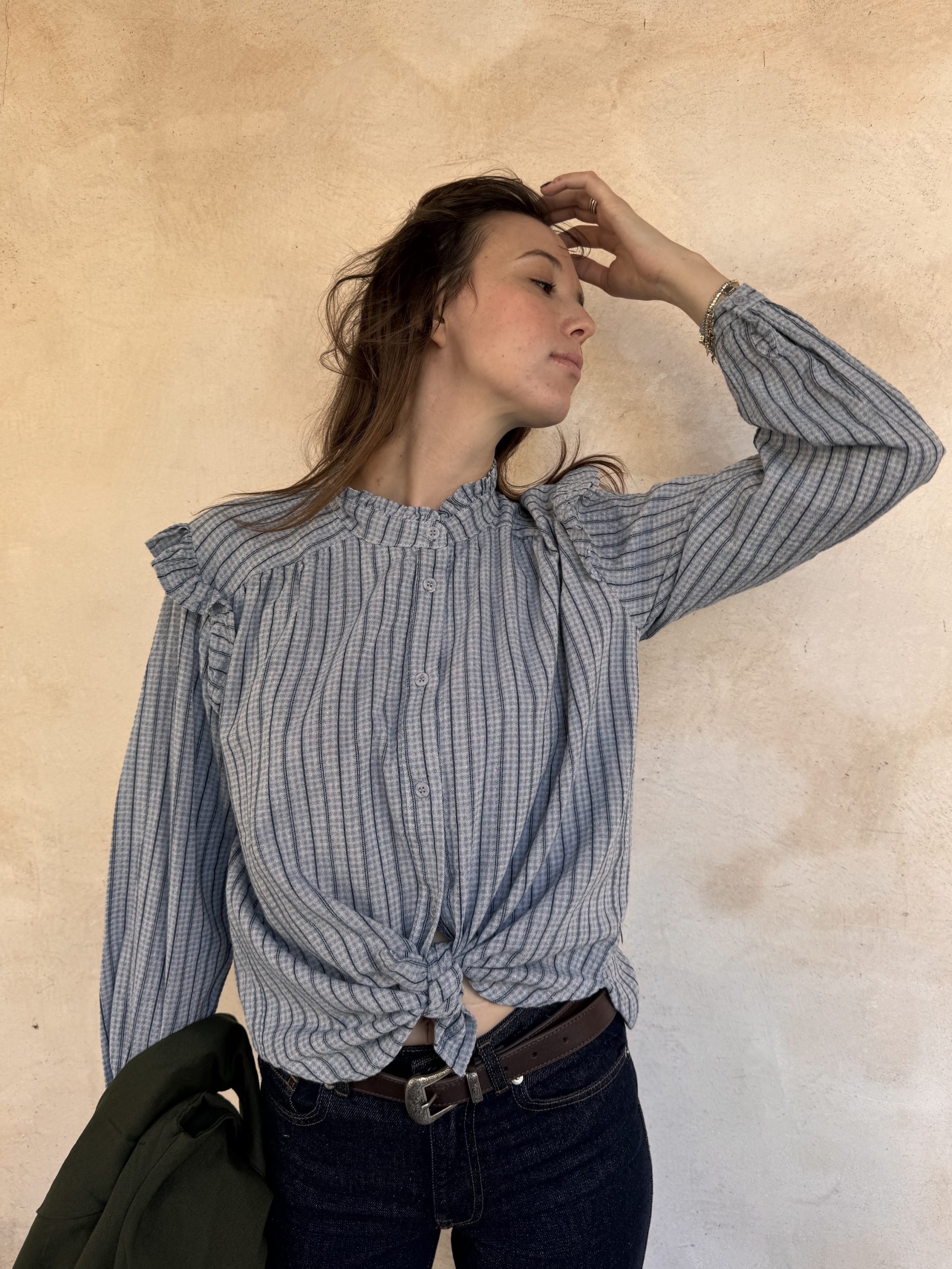 CAMICIA NILO A RIGHE - MAISON HOTEL CAMICIA NILO A RIGHE - MAISON HOTEL